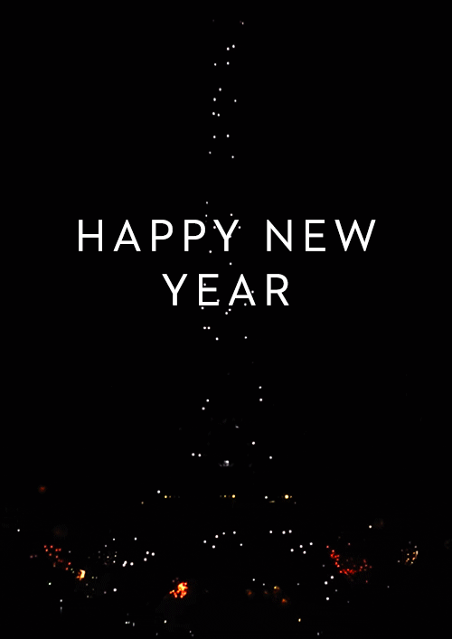 Minimalist Happy New Year GIF