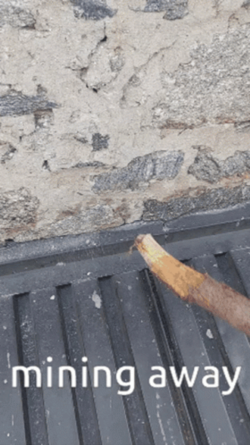 Mining Away The Dirt GIF