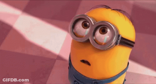 Minion Close Up Wearing Goggles Making Funny Face GIF