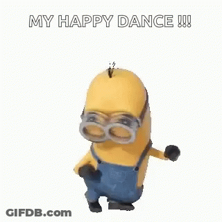 Minion Dancing My Happy Dance GIF