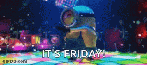 Minion Dancing On Disco Floor It's Friday GIF