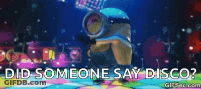 Minion Dancing On Disco Floor GIF