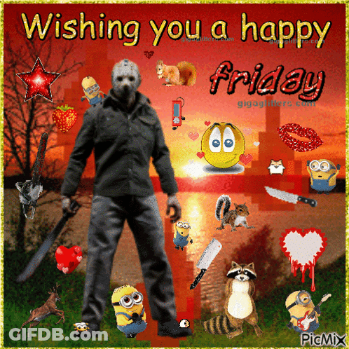 Minion Dancing Saying It's Friday GIF
