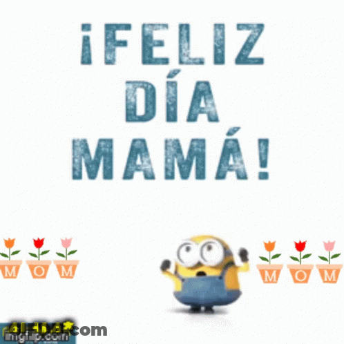 Minion Feliz Dia Mama GIF