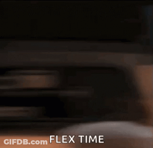 Minion Flex Time GIF