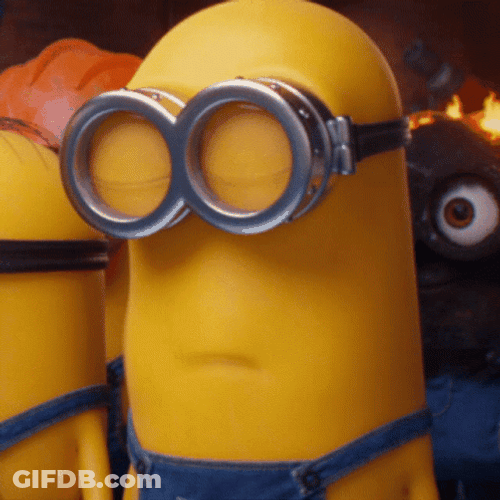 Minion Hates Talking GIF