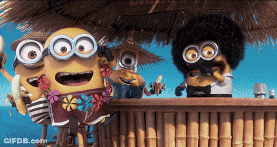 Minion Holiday Party GIF
