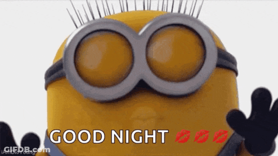 Minion Kisses GIF