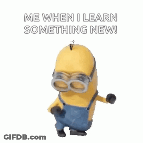 Minion Learning Something New GIF