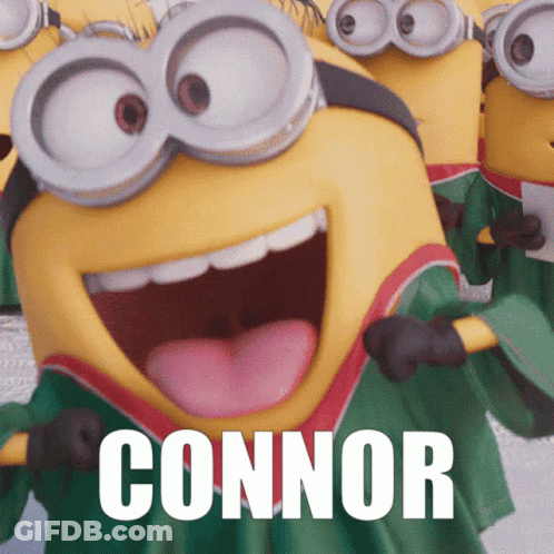 Minion Named Connor GIF