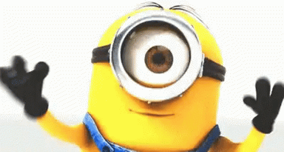 Minion Screen Kisses I Love You Funny GIF