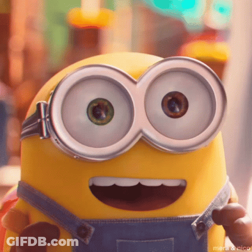 Minion Wearing Goggles GIF