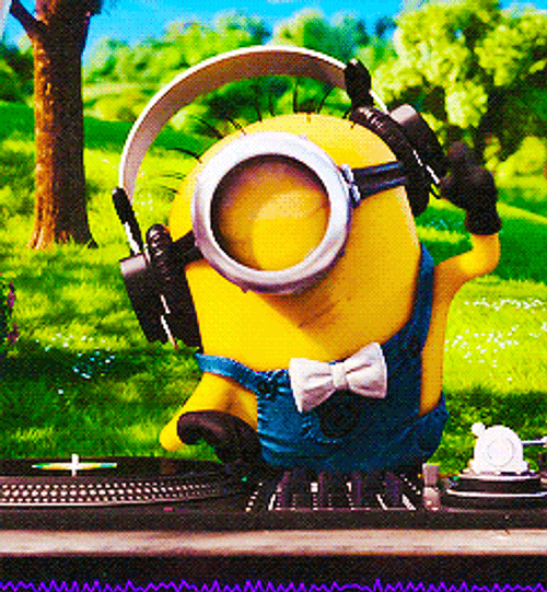 Minions Dj Carl GIF