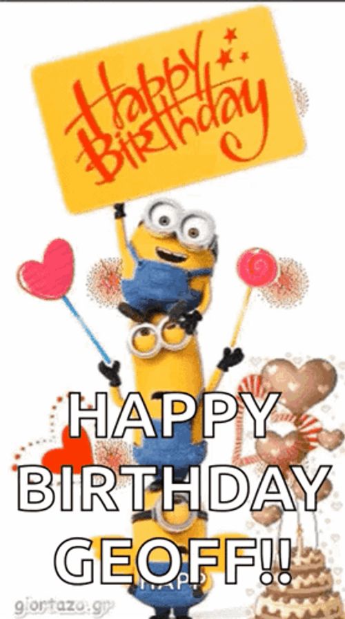 Minions Funny Happy Birthday Meme GIF