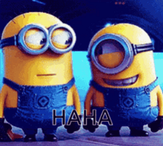Minions Haha Laugh GIF