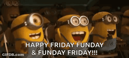 Minions In Goggles Smiling Together GIF