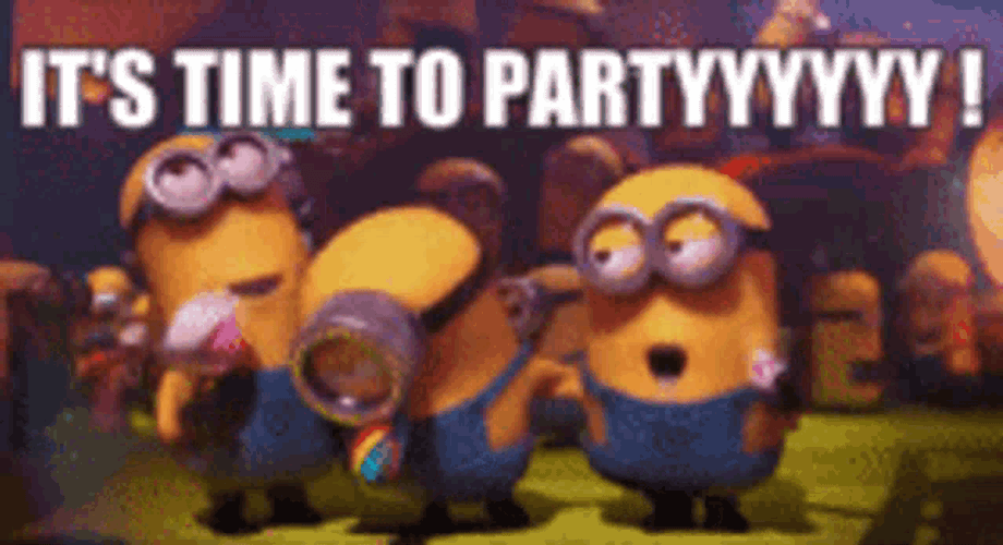 Minions Its Time To Party GIF