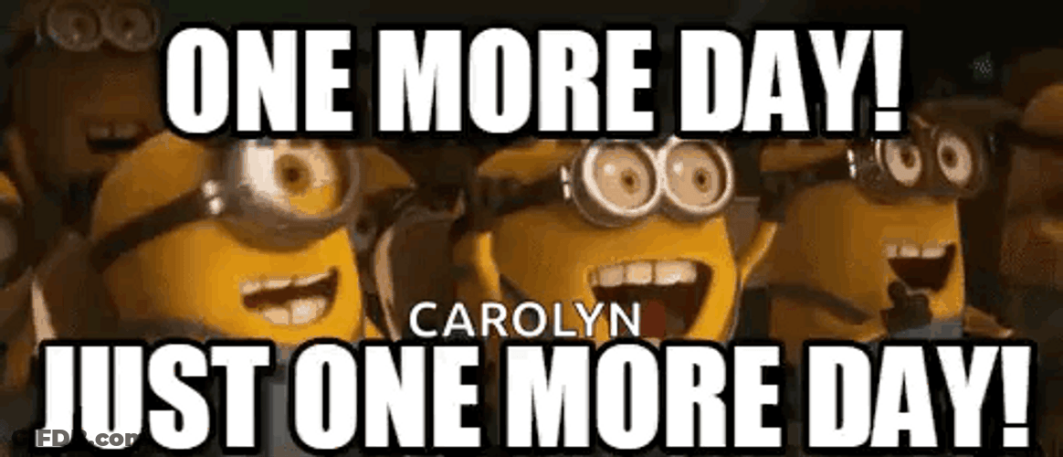 Minions Last Day One More Day GIF