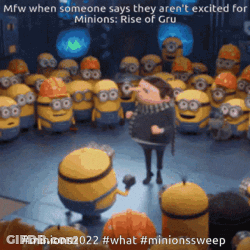 Minions MFW When Someone Says GIF