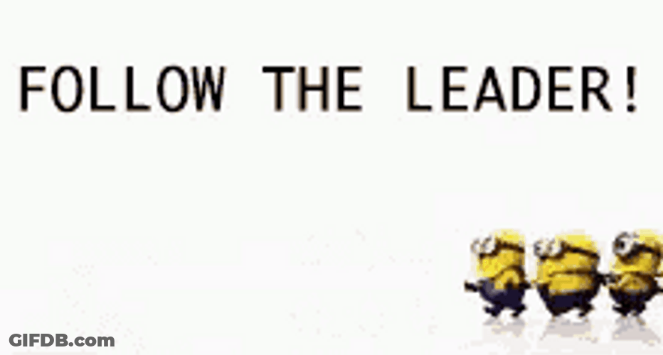 Minions Moving Forward Following The Leadership GIF