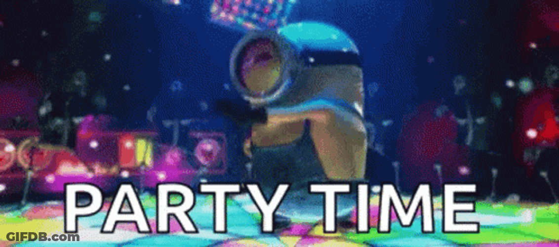 Minions Party Dancing GIF