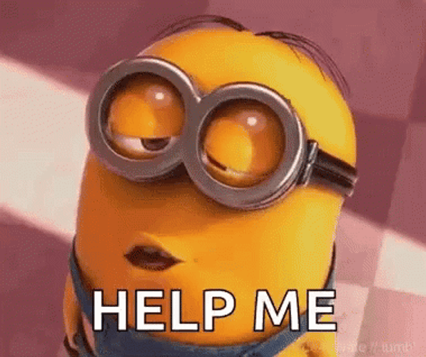 Minions Sleepy Help Me GIF