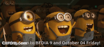 Minions Smiling Coming Soon To Bfdia 9 And October 4 Friday GIF