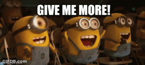 Minions Standing Together Give Me More GIF