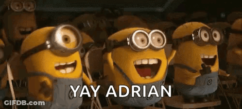 Minions Standing Together Laughing With Mouths Open GIF