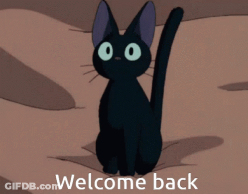 Minions Standing With Welcome Back GIF