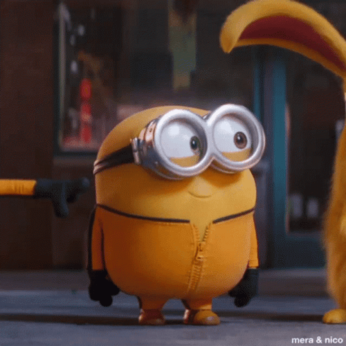 Minions: The Rise Of Gru Bob Giggling GIF