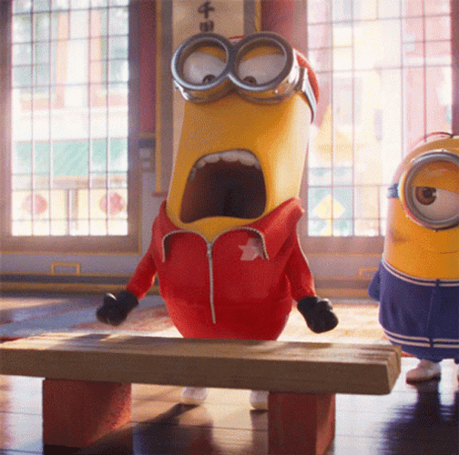 Minions: The Rise Of Gru Kevin Head Smash GIF
