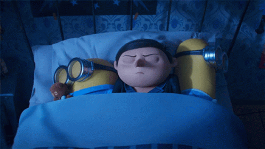 Minions: The Rise Of Gru Sleeping Together GIF