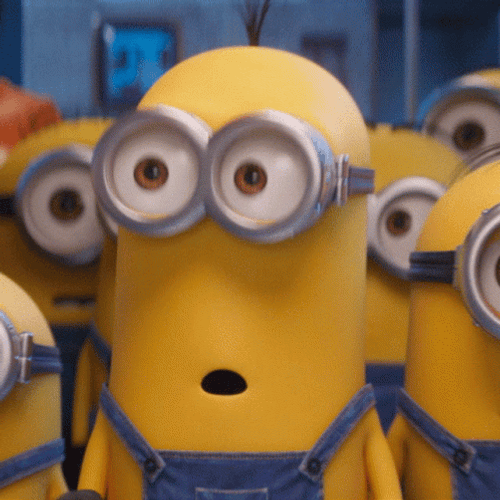 Minions: The Rise Of Gru Surprised Minions GIF