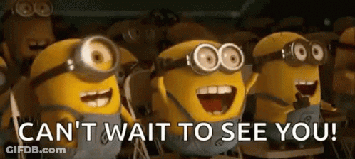 Minions Wearing Goggles And Glasses In Classroom GIF