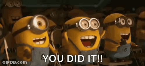 Minions Wearing Goggles Laughing GIF