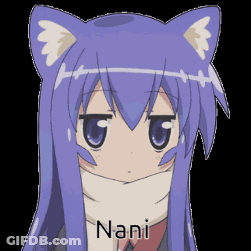 Miniwa Tsumiki Nani Stare GIF