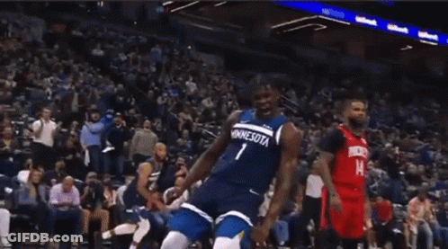 Minnesota Basketball Player Celebrating Win GIF