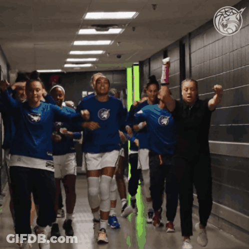 Minnesota Lynx Tunnel Dance GIF