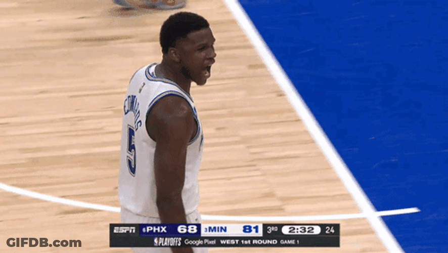 Minnesota Timber Wolves Anthony Edwards GIF