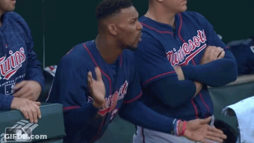 Minnesota Twins Baseball Players Applauding GIF