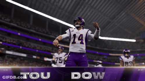 Minnesota Vikings Football Player Poster GIF