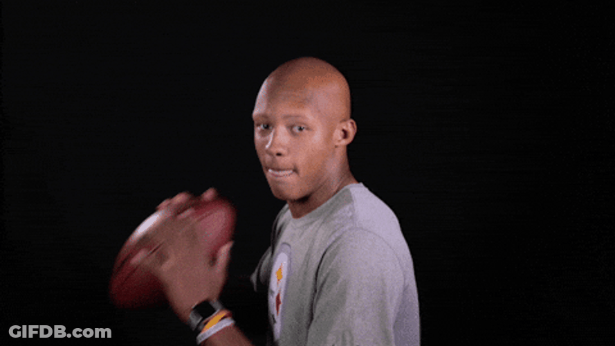 Minnesota Vikings Joshua Dobbs Holding Football GIF