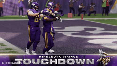 Minnesota Vikings Touchdown Poster GIF