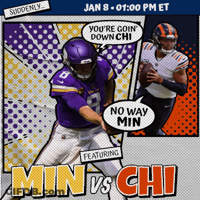 Minnesota Vikings Vs Bears Football Game Advertisement GIF