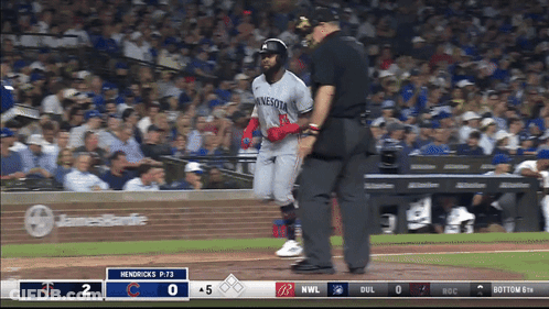 Minnesota Vs Cubs Baseball Game GIF