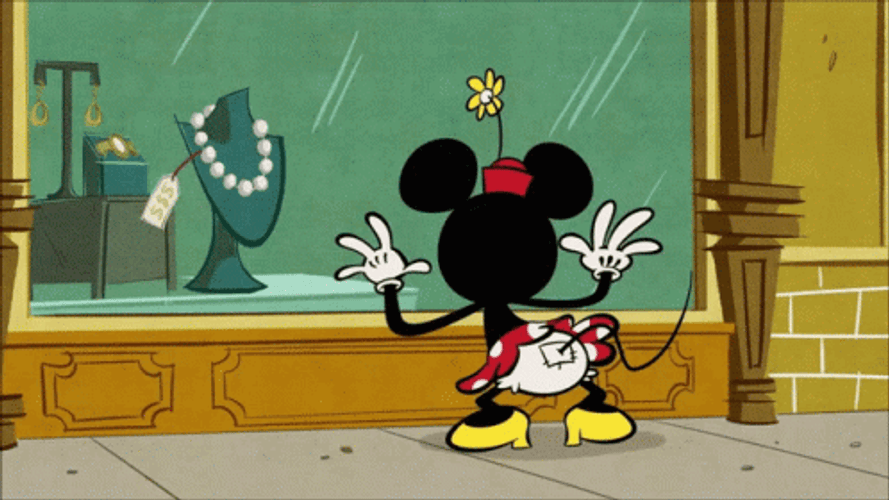 Minnie Mouse Broke No Money GIF