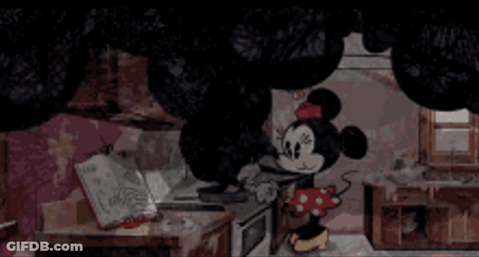Minnie Mouse Cooking GIF