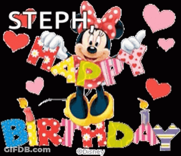 Minnie Mouse Disney Happy Birthday GIF
