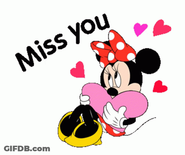 Minnie Mouse Missing You GIF